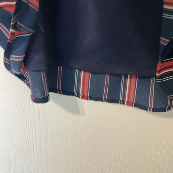 Monteau Los Angeles slit sleeve v neck midi dress size medium - Picture 7 of 8